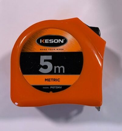5 meter metric calibrated tape measure
